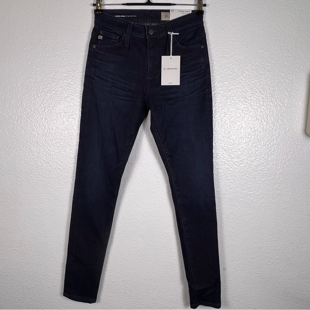 AG Adriano Goldschmied Dark Indigo Skinny‎ Jeans